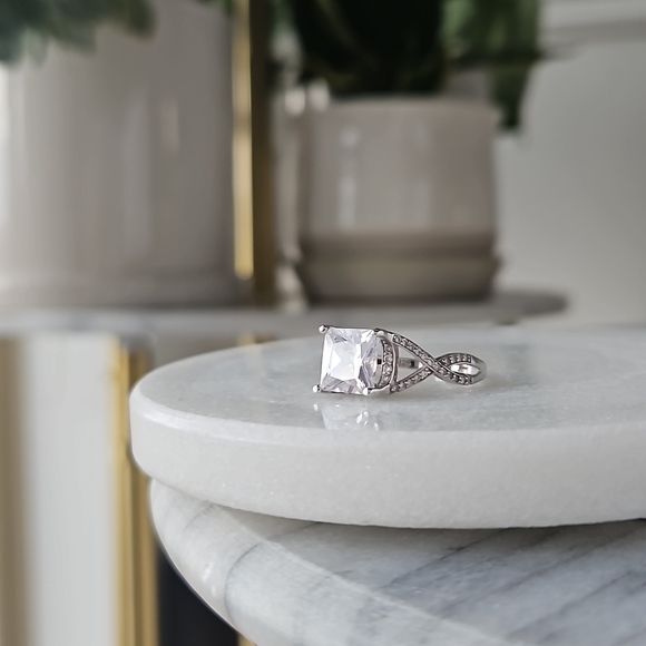 Classic Style ring, solid 925 Sterling Silver Charmed Aroma - Picture 3 of 4